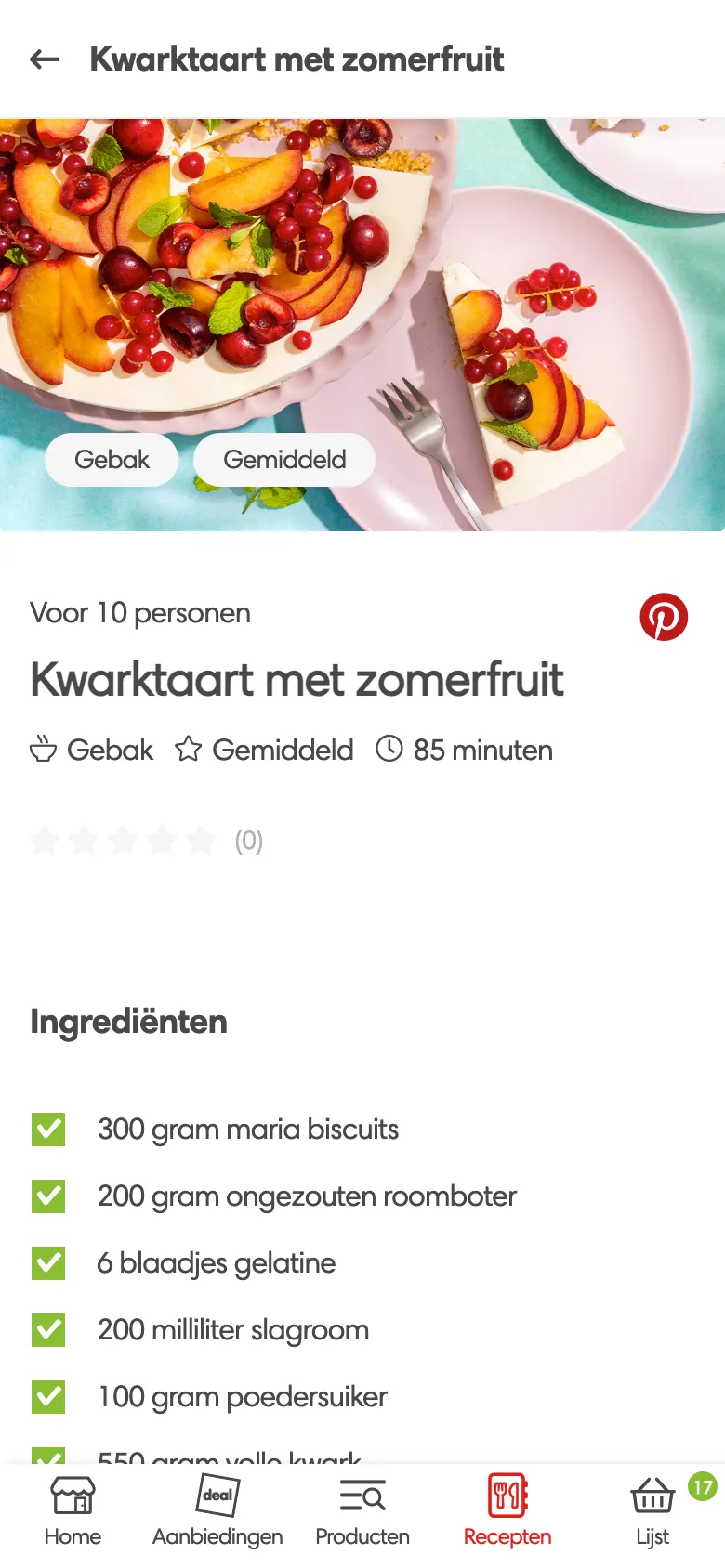 Dekamarkt recipe